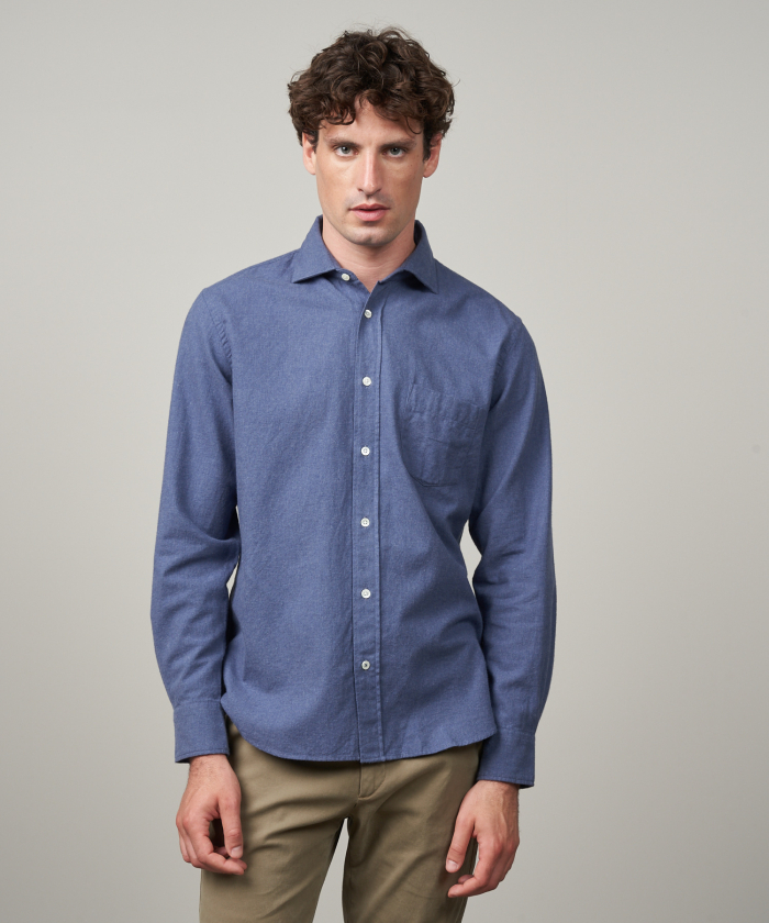 Blue flannel Paul shirt