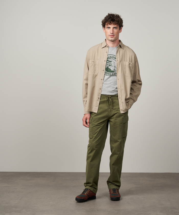Army green cargo pants Tyl