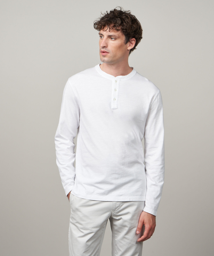 White Henley t-shirt