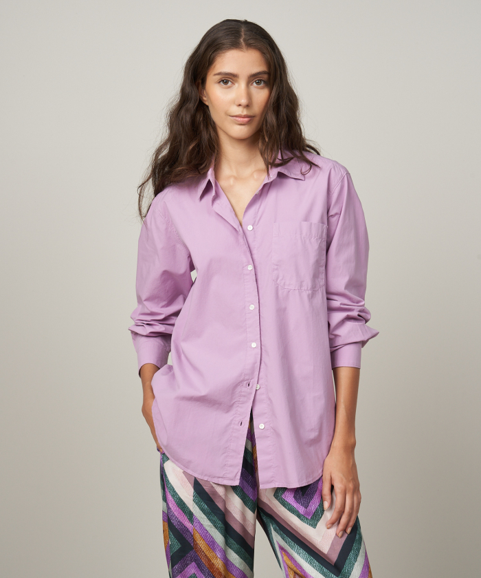 Lavender cotton Cover shirt