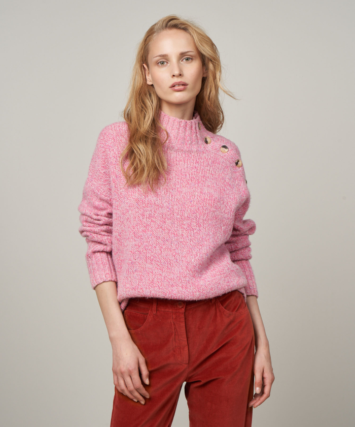 Pink merino wool Myllart sweater