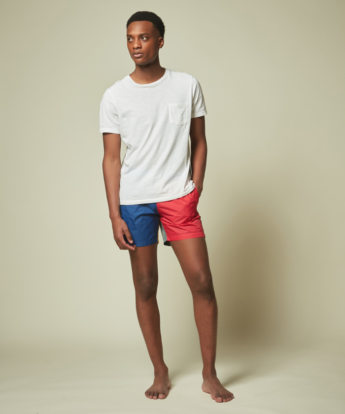 Colorblock patchwork lightweight Swim shorts