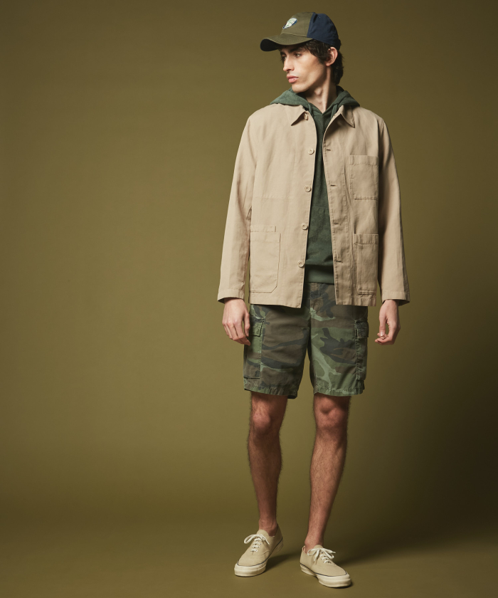 Natural cotton and linen Jerry jacket