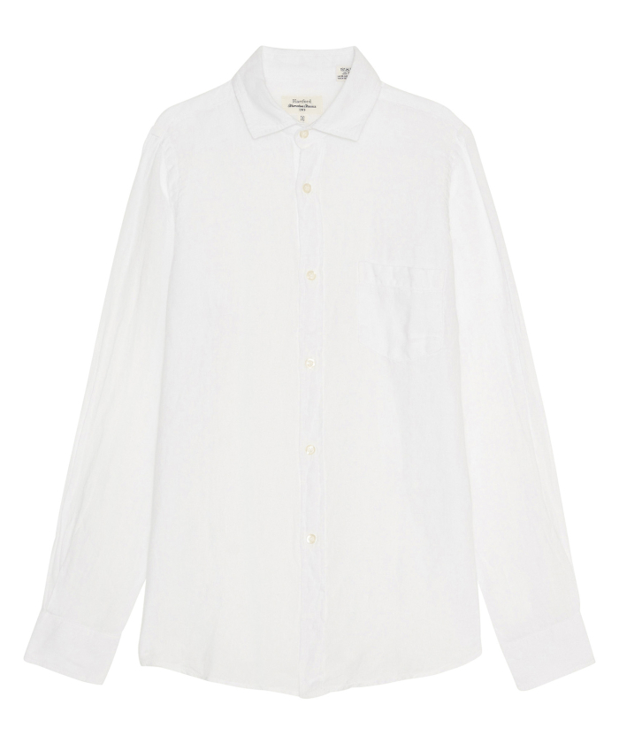 White linen Paul kids shirt