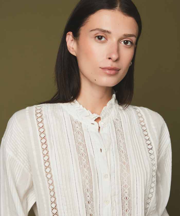 Celiane embroidered top