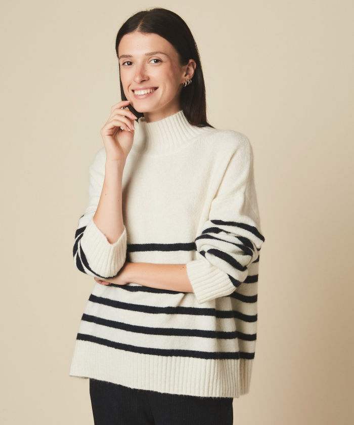Myrina striped sweater