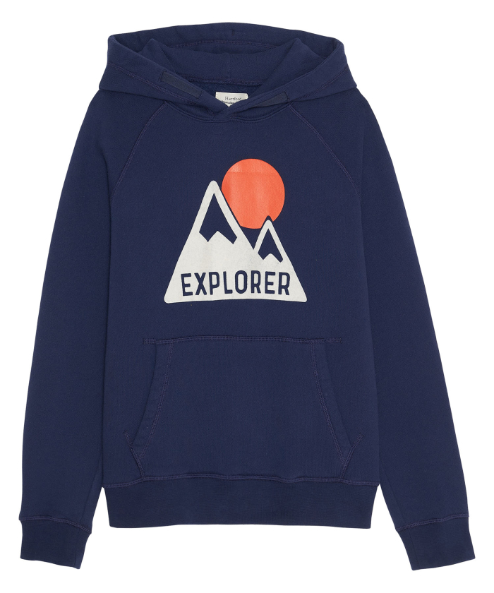 Worker blue 'Explorer' hoody for kids