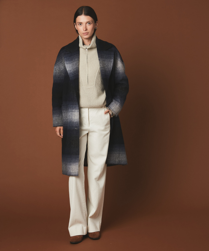 Manteau oversize Veronique en laine 
