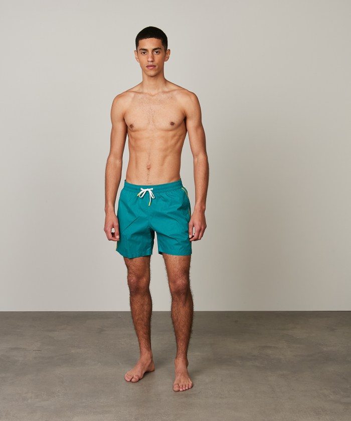 Mint striped lightweight Swim shorts