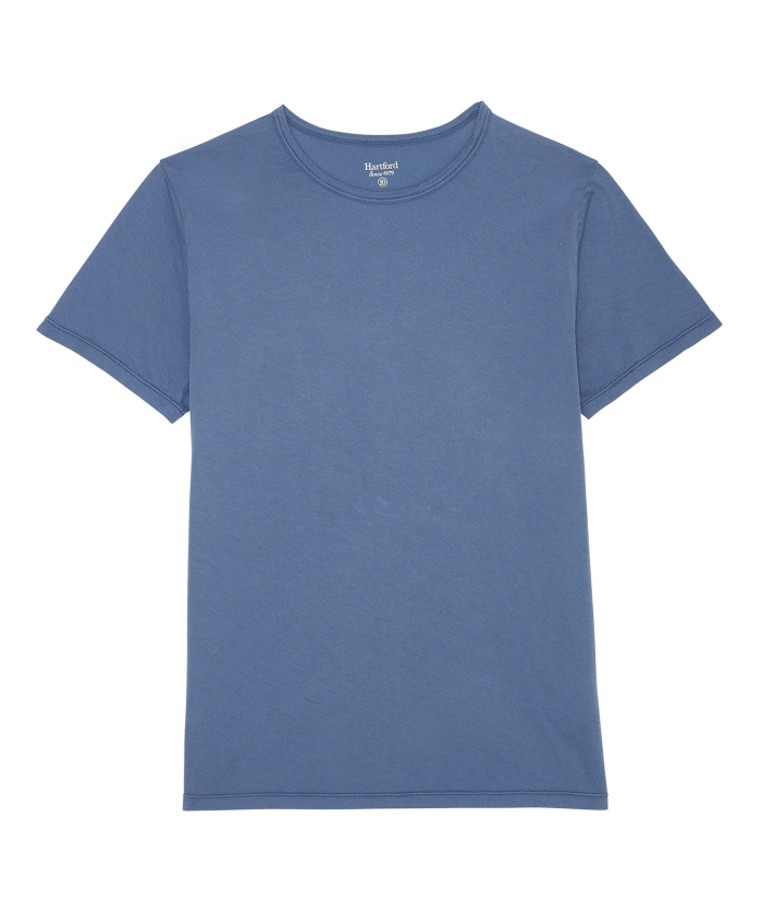 Tee-shirt enfant en light jersey de coton Bleu Horizon 