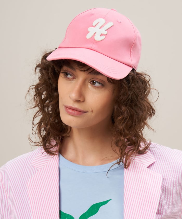 Pink cotton Cap