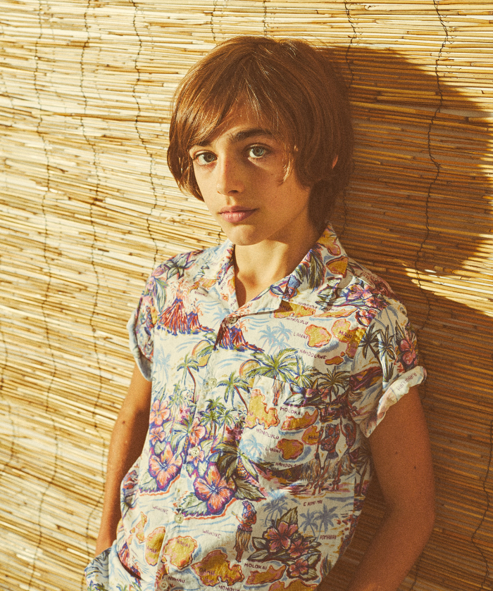 Chemise enfant imprimée "Hawaï"