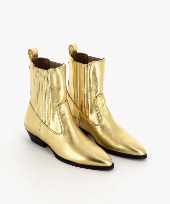 Socque Abbey gold boots